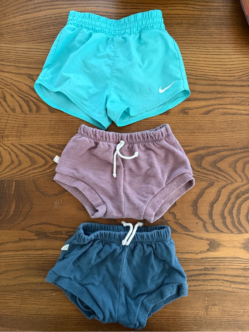 Lot of 3 shorts size 4T childhoods shorties + nike